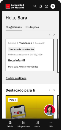 Imagen de un móvil mostrando la web